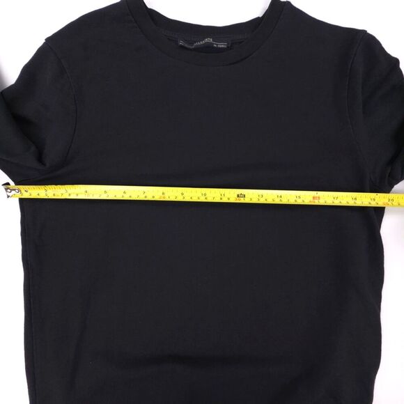 ALL SAINTS Kim Sweat Lace Up Sweatshirt Grunge Minimal Athleisure Lounge Black - Picture 5 of 9